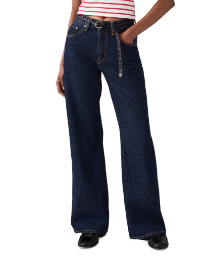 Levi's Women's Middy Loose Mid Rise Bootcut Jeans - Shaded View