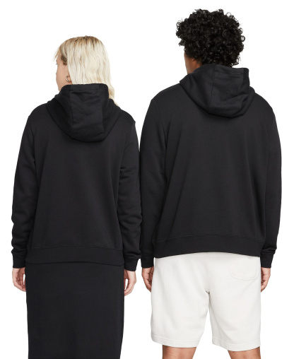 Nike Women's Sportswear Club Fleece Pullover Hoodie - Black/white