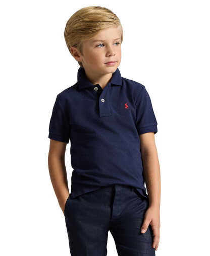 Polo Ralph Lauren Boys' 2T-7 Cotton Mesh Polo Shirt - Refined Navy