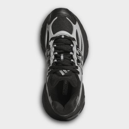Big Kids' adidas Adistar XLG 2.0 Casual Shoes - Core Black/Core Black/Iron Metallic - Top view