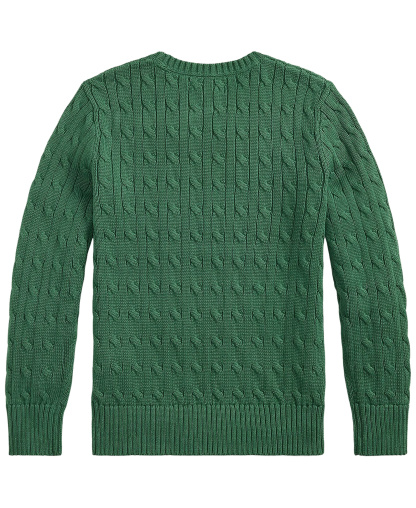 Polo Ralph Lauren Boys' 8-20 Cable-Knit Cotton Sweater - Verano Green