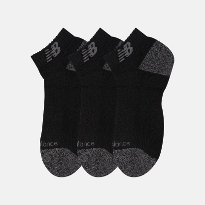 New Balance Active Low Cut Socks 3 Pack, LAS35205BK