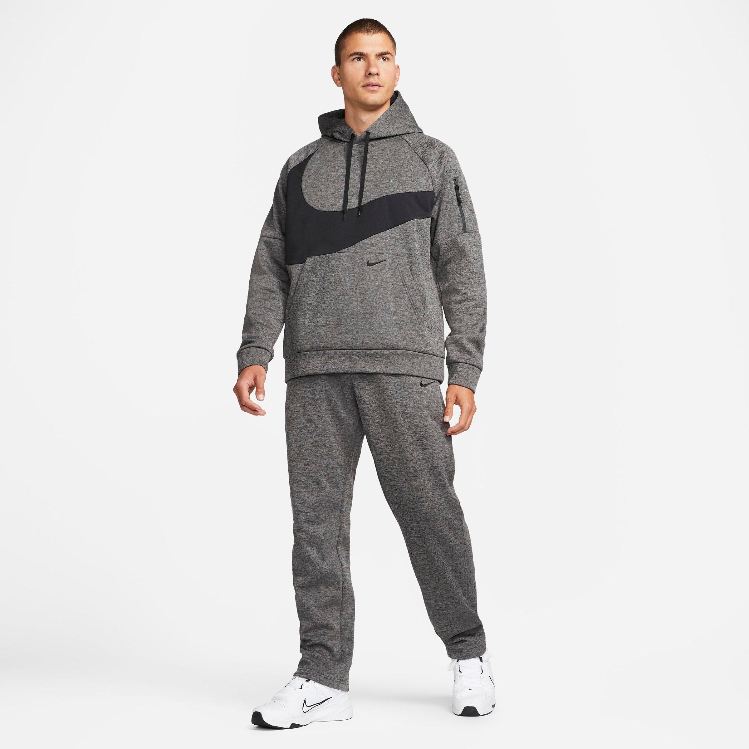 Men's Nithtke Therma-FIT Sweatpants - Charcoal Heather/Dark Smoke Grey/Black