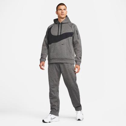 Men's Nithtke Therma-FIT Sweatpants - Charcoal Heather/Dark Smoke Grey/Black