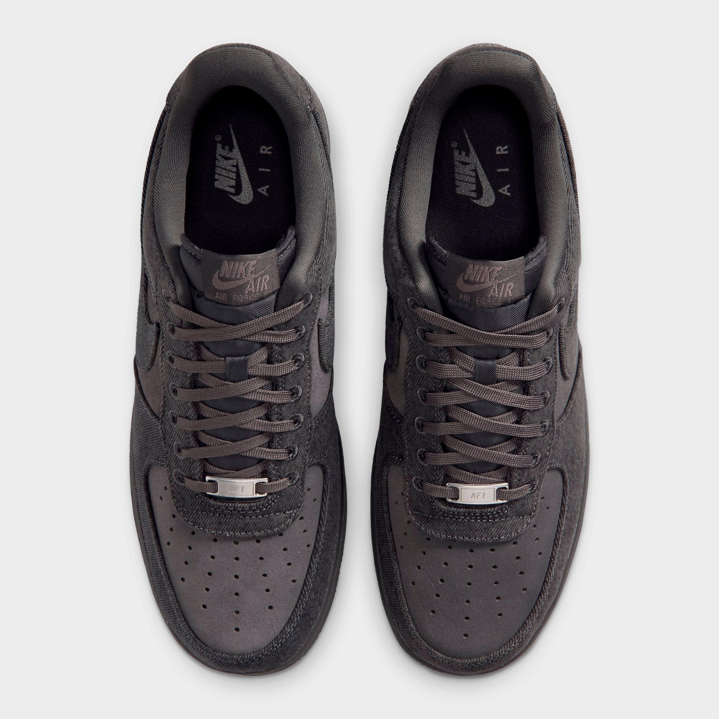 Men's Nithtke Air Force 1 '07 LV8 Casual Shoes - Part 1 - Anthracite/Medium Ash/Metallic Silver/Anthracite - Top view