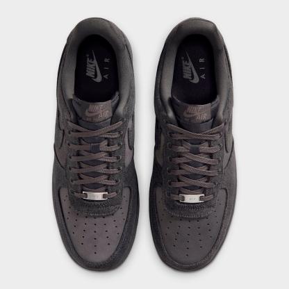 Men's Nithtke Air Force 1 '07 LV8 Casual Shoes - Part 1 - Anthracite/Medium Ash/Metallic Silver/Anthracite - Top view