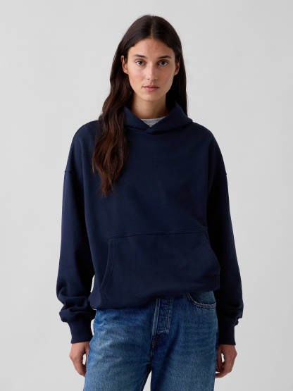 Adult Heavyweight Oversized Hoodie - New classic navy blue