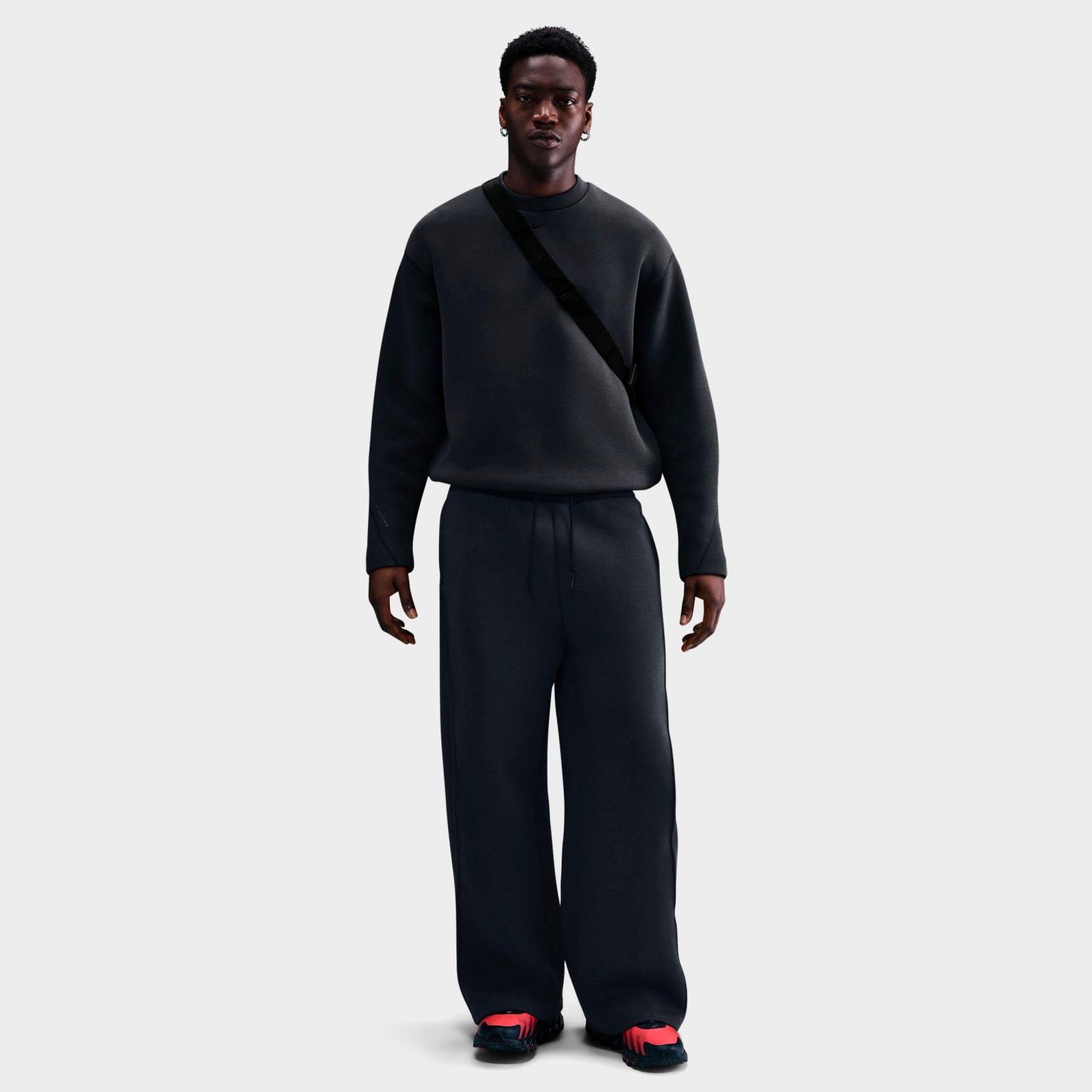 Men's Nithtke Tech Fleece Loose Fit Crewneck Sweatshirt - Anthracite/Black