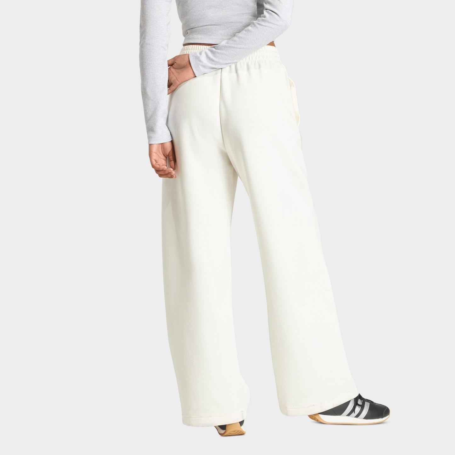 Women's adidas Sportswear Soft Lux Straight Leg Pants - Off White