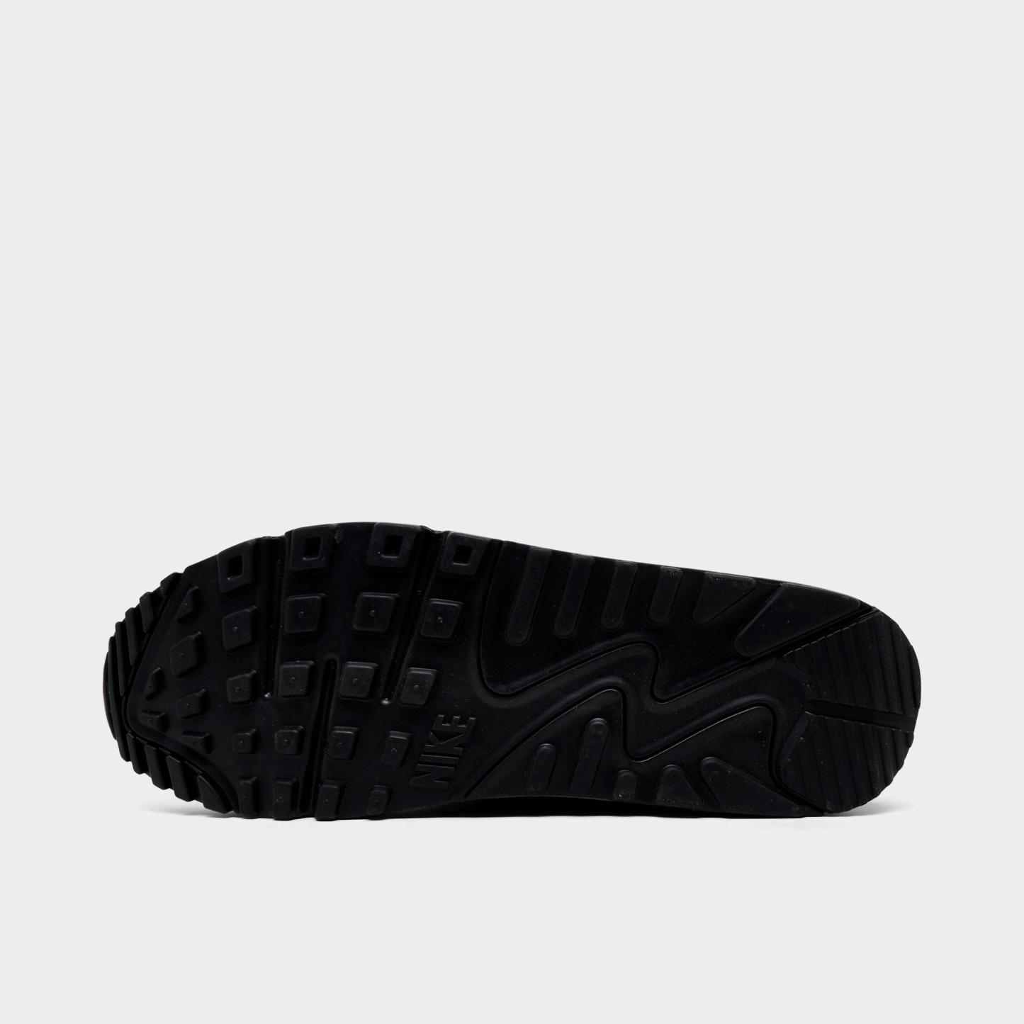 Men's Nithtke Air Max 90 Drift Casual Shoes - Black/Wolf Grey/Anthracite - Bottom view