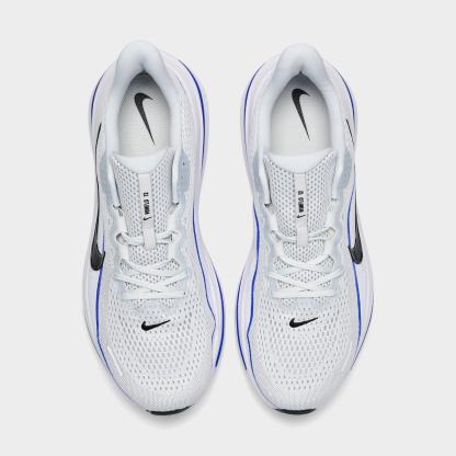 Men's Nithtke Air Winflo 12 Road Running Shoes - Off White/Black/White/Wolf Grey - Top view