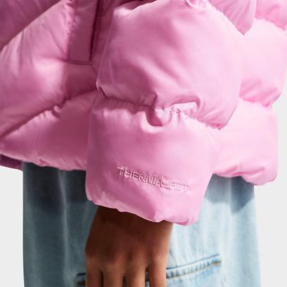 Big Kids' Nithtke Sportswear All Day Play Therma-FIT Loose-Fit Puffer Jacket - Pink Rise