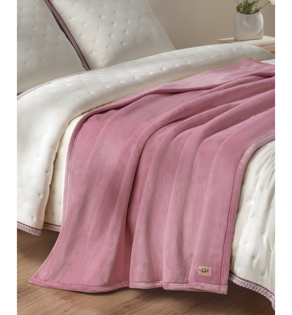 UGG® Coco Soft Throw, 50" x 70" - Dusty Orchid