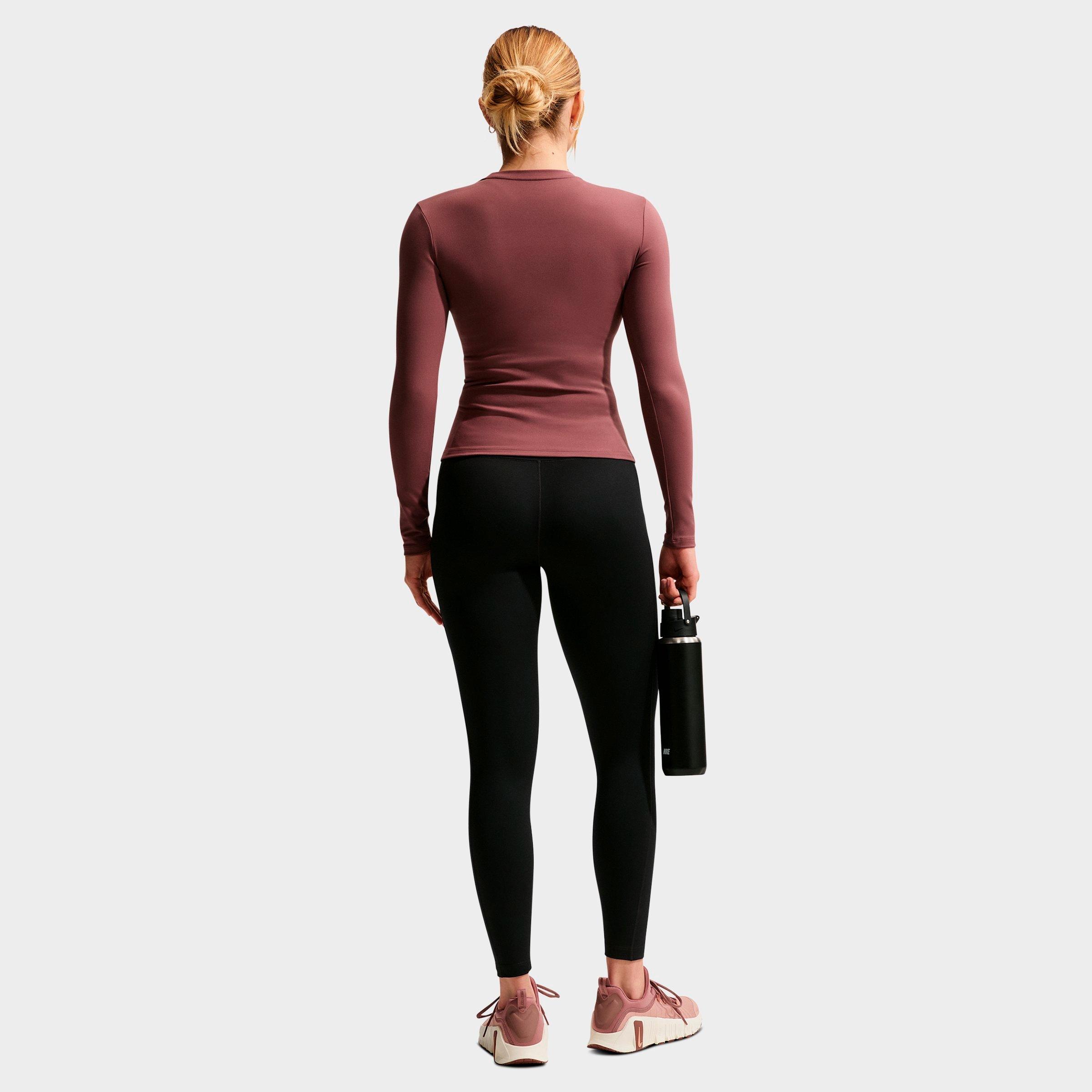 Women's Nithtke One Dri-FIT High-Rise 7/8 Training Tights - Black/White