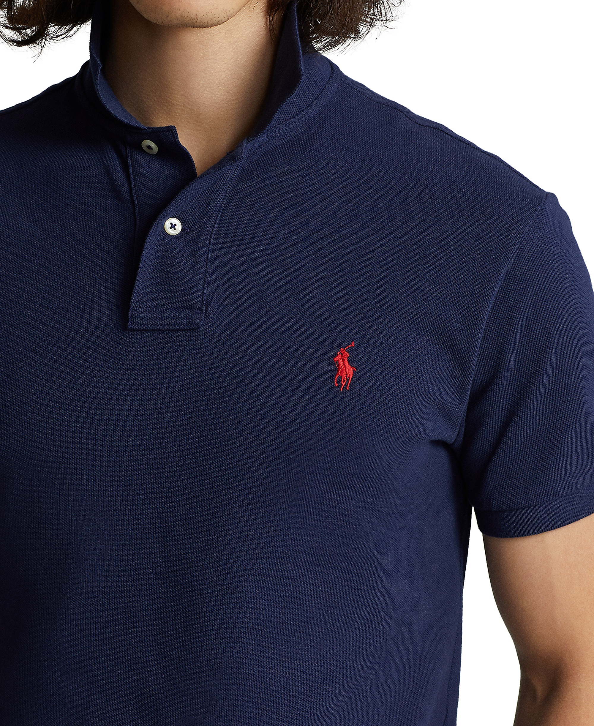 Polo Ralph Lauren Men's Custom Slim-Fit Mesh Polo Shirt - Fall Royal