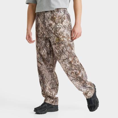 Men's Nike Club Chain Camo Woven Cargo Pants - Khaki/Velvet Brown