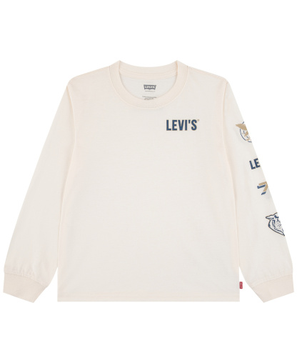 Levi's Boys' 8-20 Collegiate Icons Long-Sleeve T-Shirt - Levi's Egret