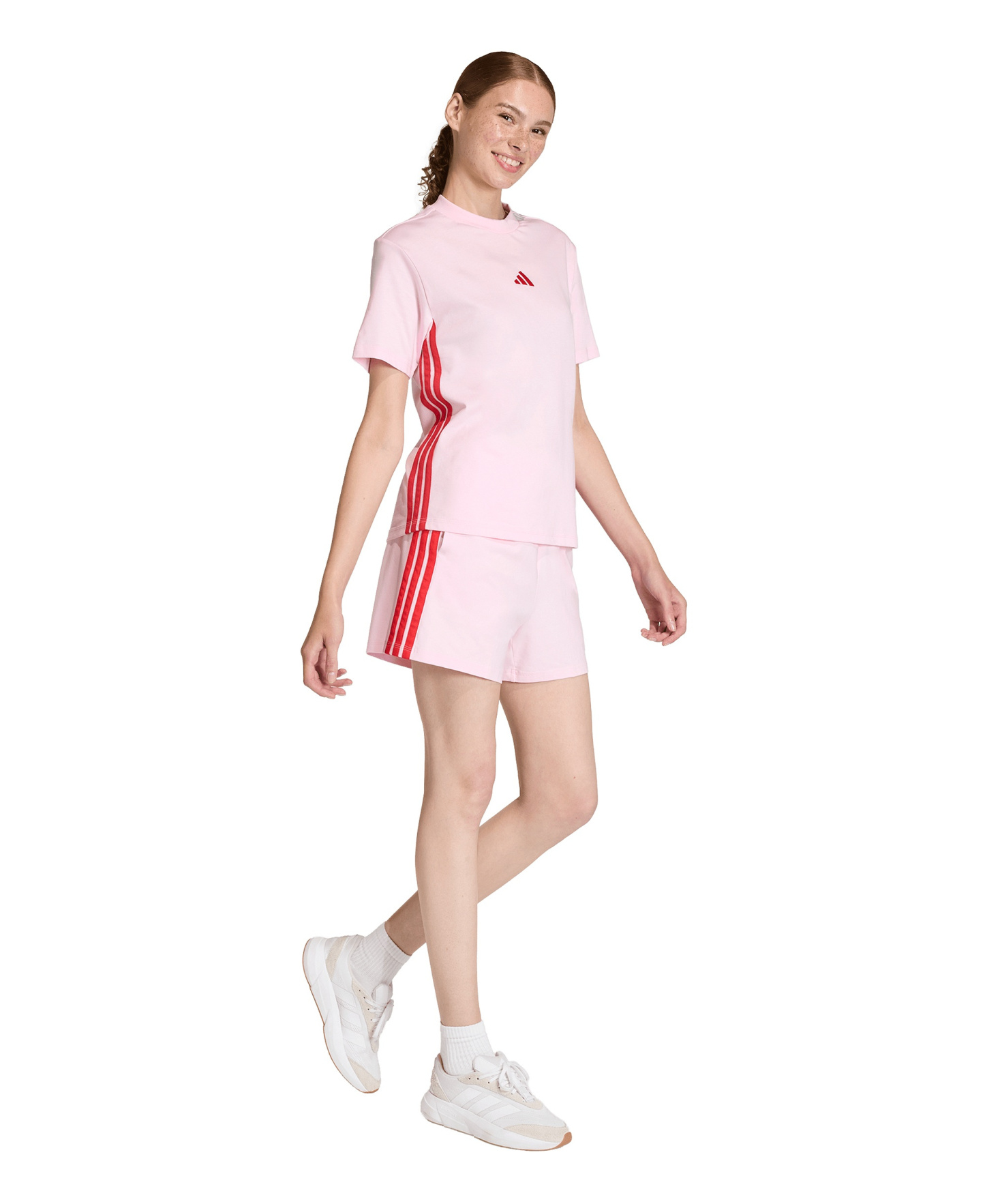 adidas Women's Essential Drawstring Pull-On Shorts - Brght Pink