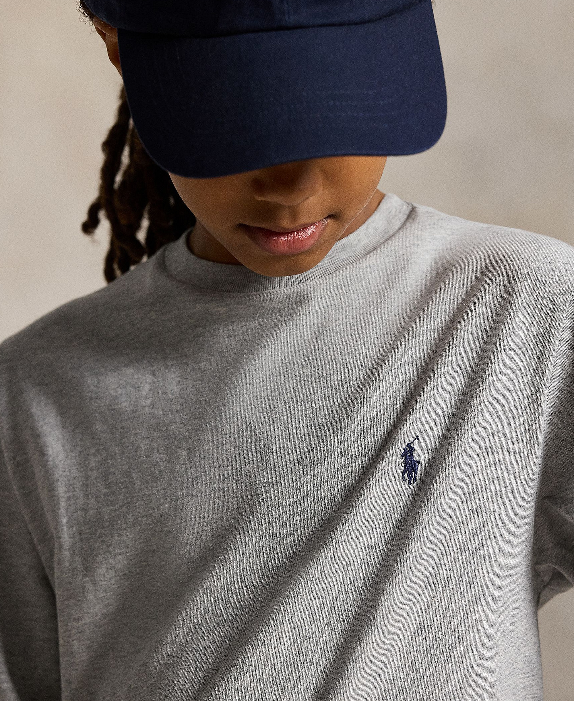 Polo Ralph Lauren Boys' 8-20 Cotton Jersey Long-Sleeve T-shirt - Andover Heather