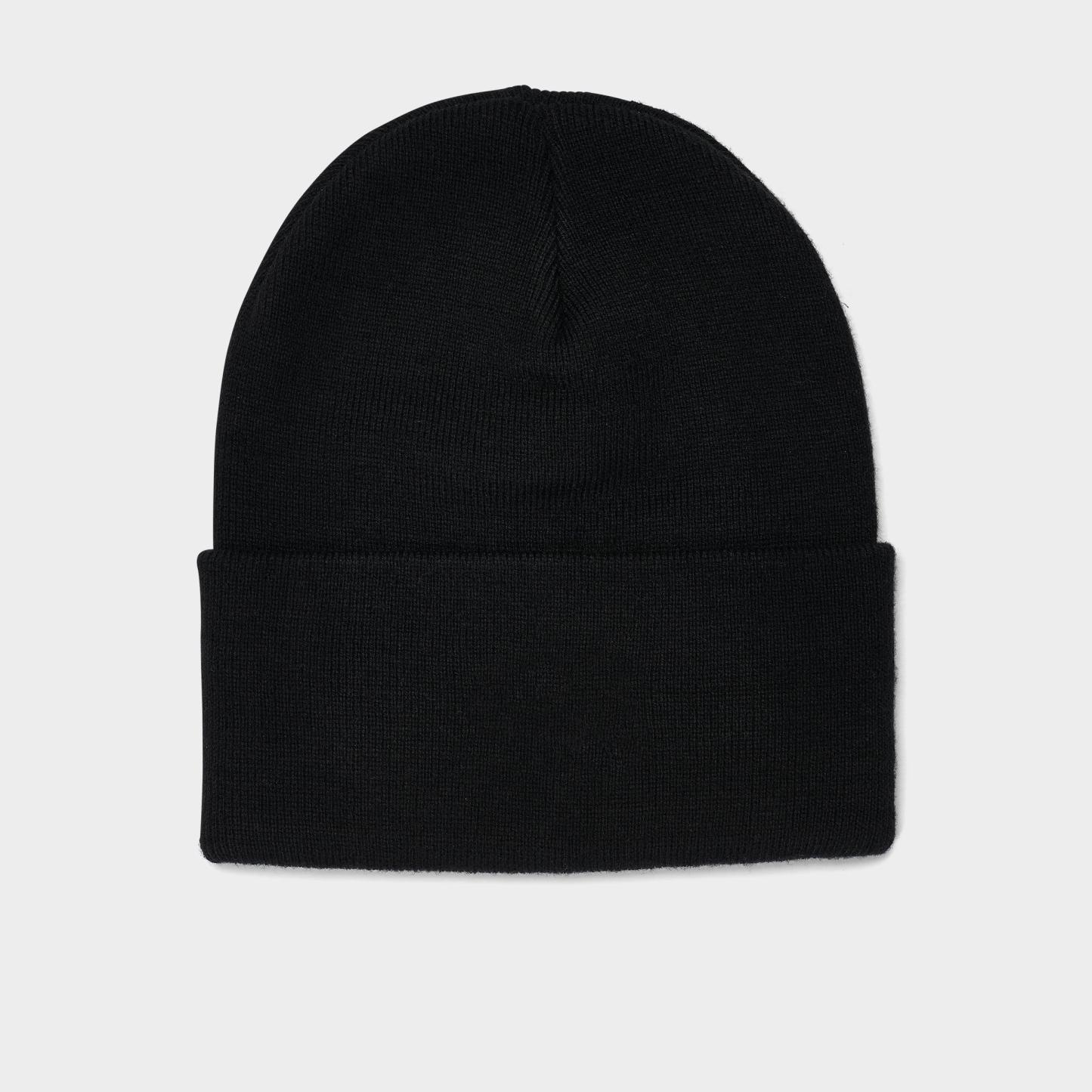 Nithtke Peak Swoosh Beanie Hat - Black