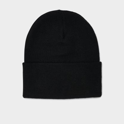 Nithtke Peak Swoosh Beanie Hat - Black