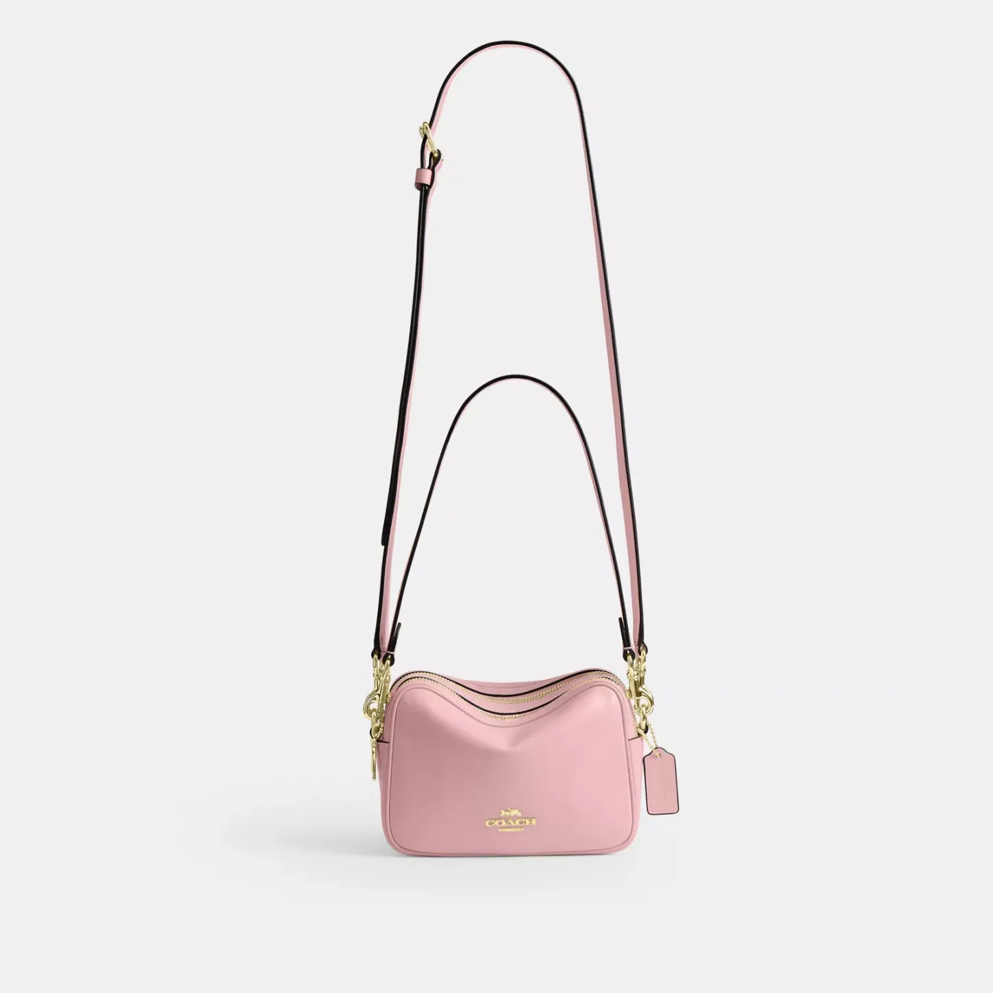 Mini Carey Crossbody Bag - Gold/Soft Pink - view 10