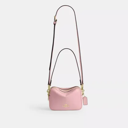 Mini Carey Crossbody Bag - Gold/Soft Pink - view 10