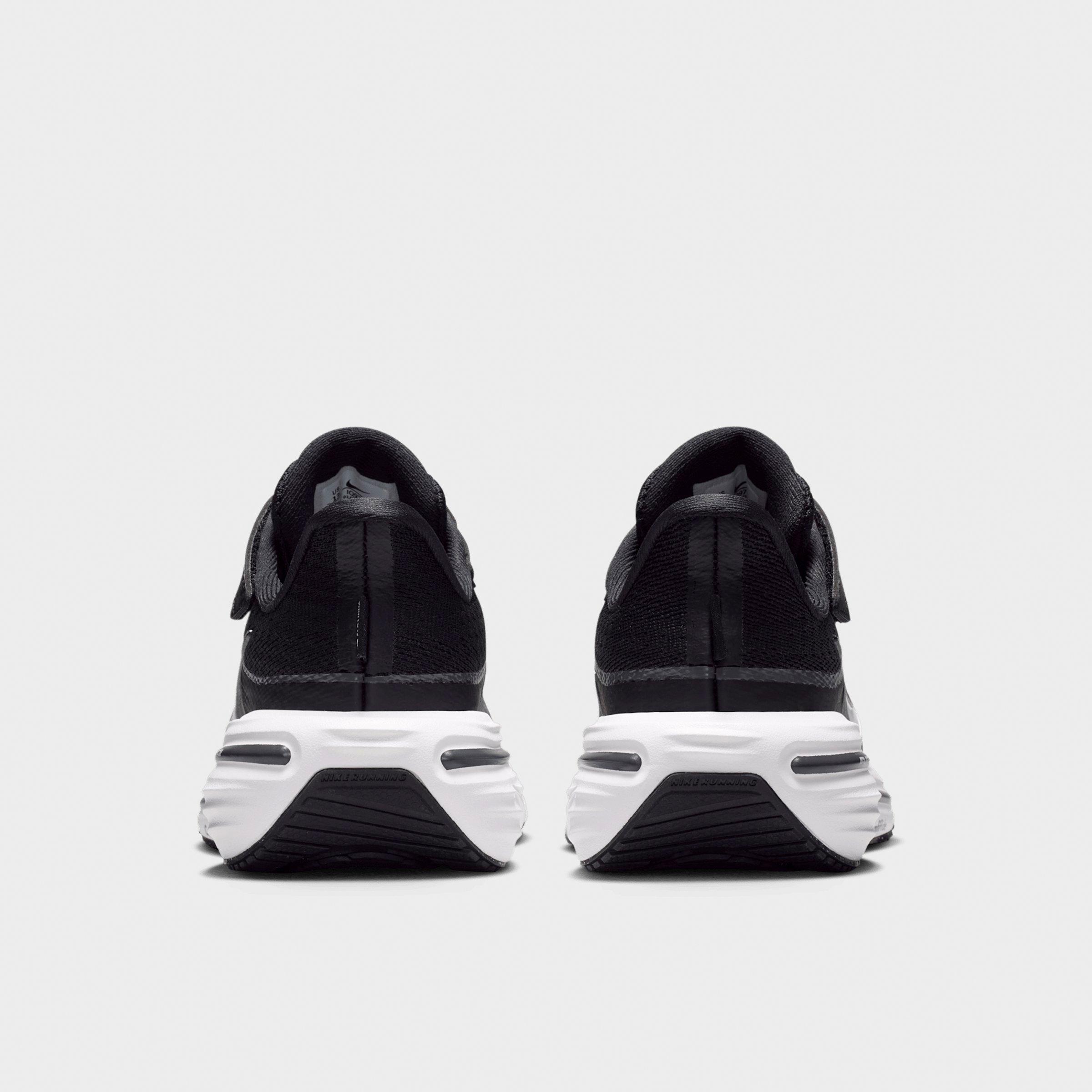 Little Kids' Nithtke Winflo 12 Road Running Shoes - Black/Dark Smoke Grey/White - Back view