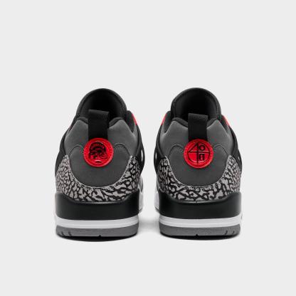 Men's Jordan Spizike Low Casual Shoes - Dark Grey/Infrared/Black - view 4