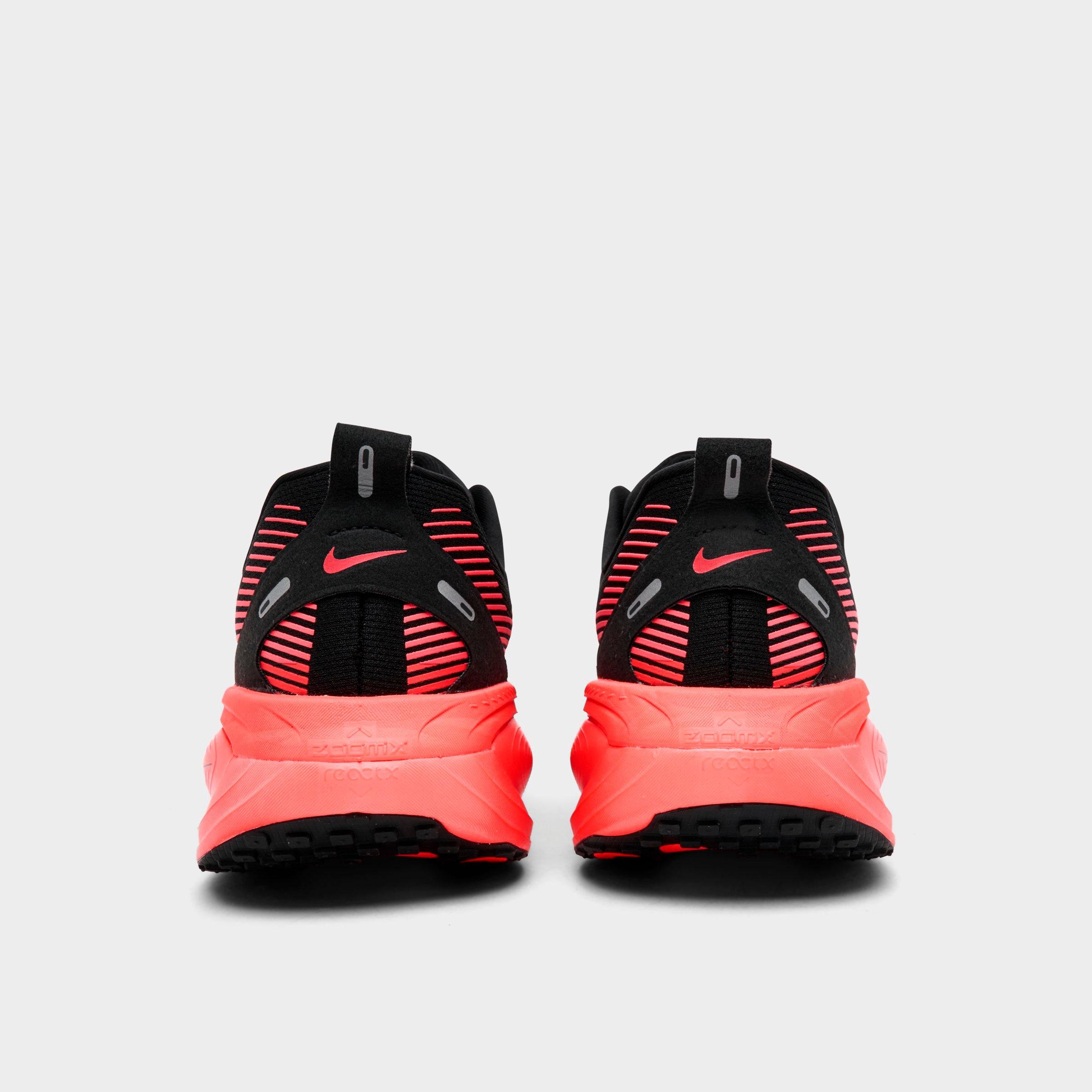 Men's Nithtke Vomero 18 Running Shoes - Part 2 - Black/Bright Crimson/University Red - Back view