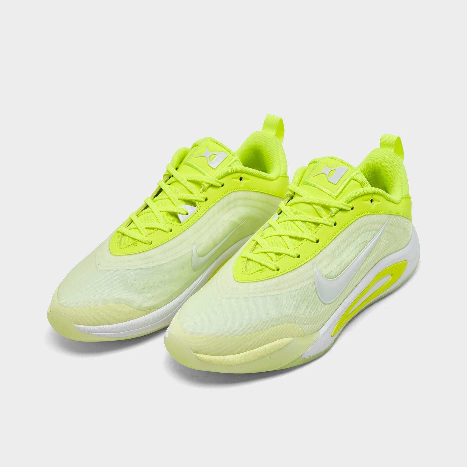 Big Kids' Nike A'One A'ja Wilson Basketball Shoes - Volt/White/Barely Volt