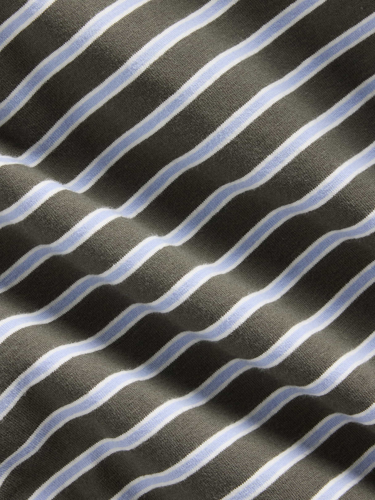 CloseKnit Jersey T-Shirt - Olive green stripe