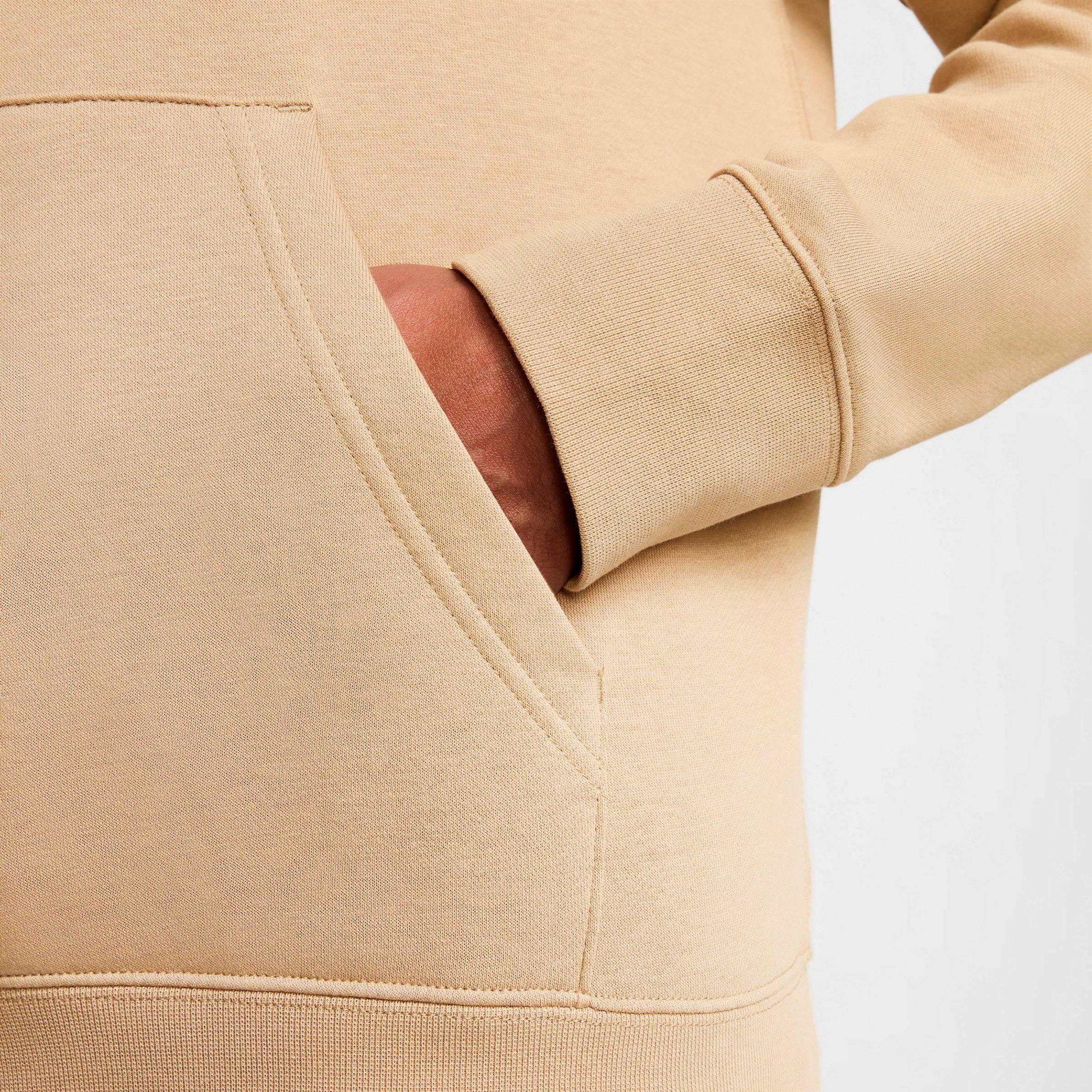 Men's Nithtke Club Fleece Premium Embroidered Pullover Hoodie - Part 1 - Parachute Beige/Parachute Beige/White
