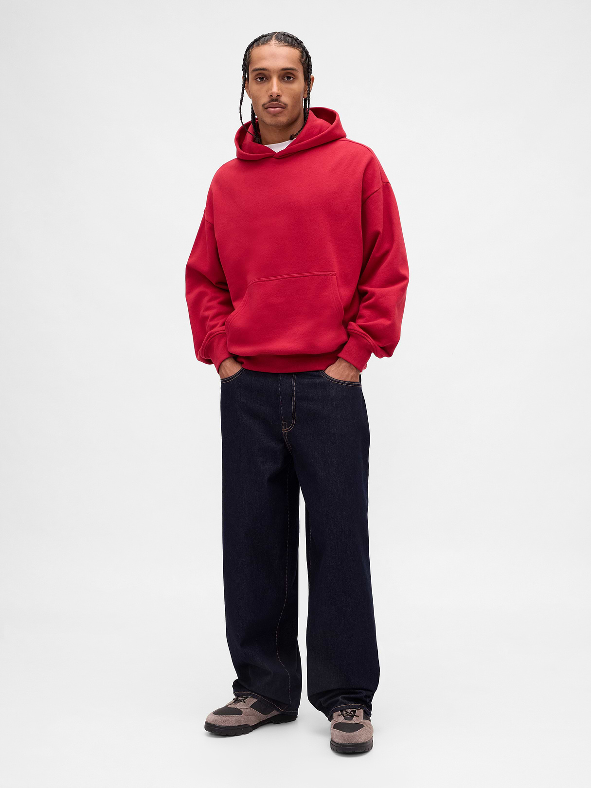 Adult Heavyweight Oversized Hoodie - sled