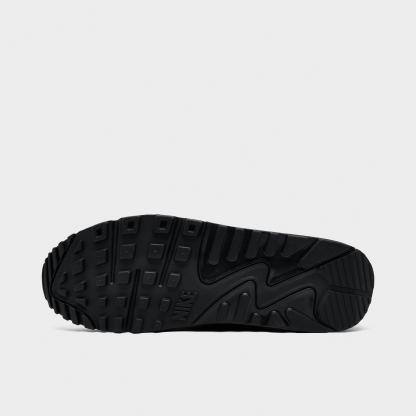 Men's Nithtke Air Max 90 Casual Shoes - Part 4 - Black/Wolf Grey - Bottom view