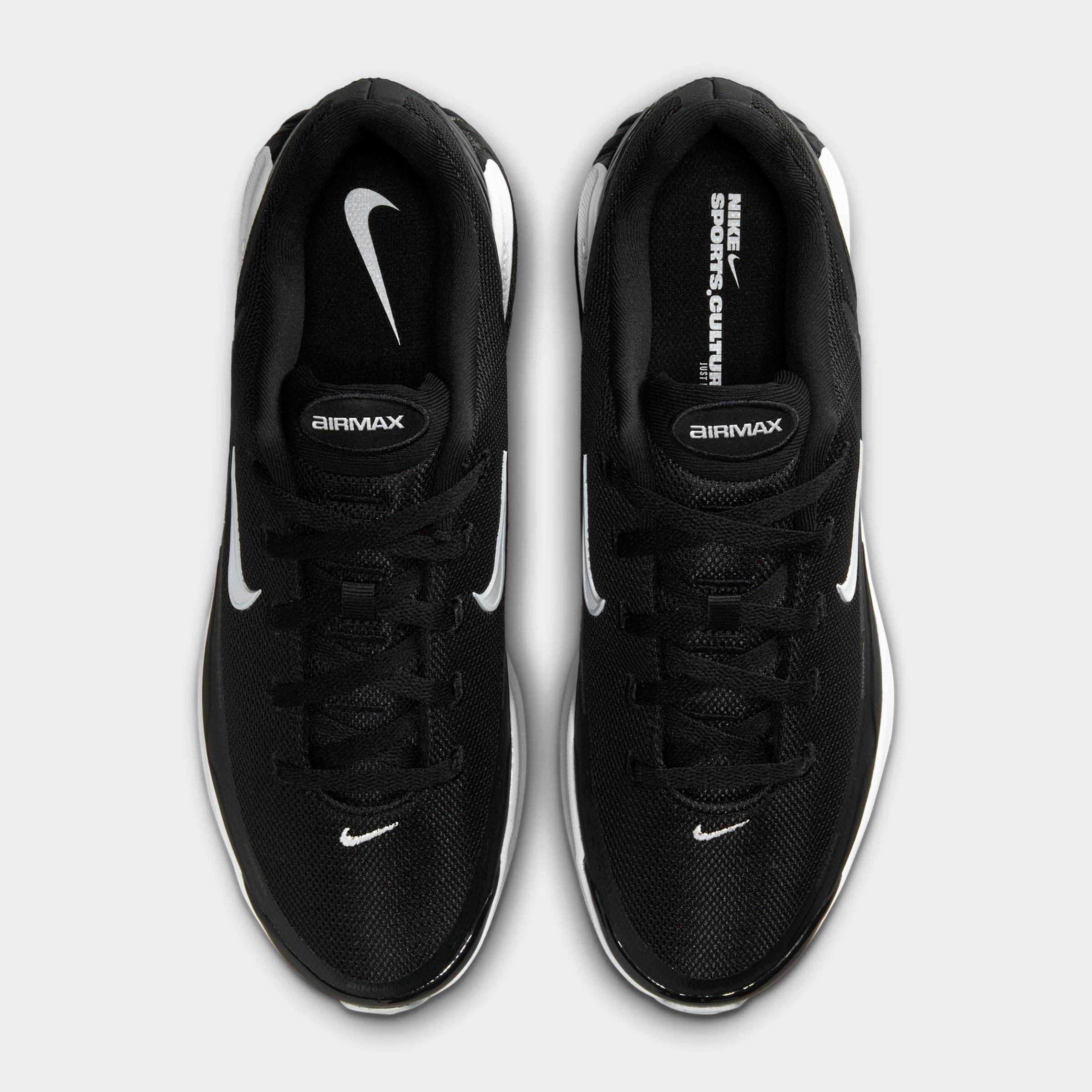 Men's Nithtke Air Max Bia Casual Shoes - Black/White - Top view