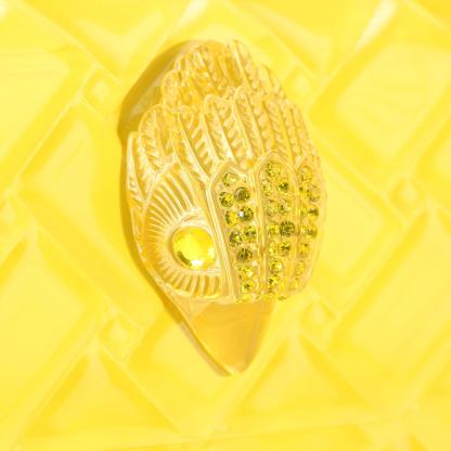 Kurt Geiger London Kensington Jelly Shoulder Bag - Yellow - view 5