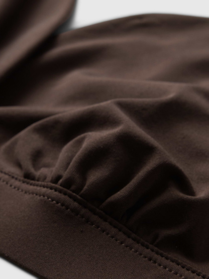 SecondSkin Crossover Bralette - Terra brown