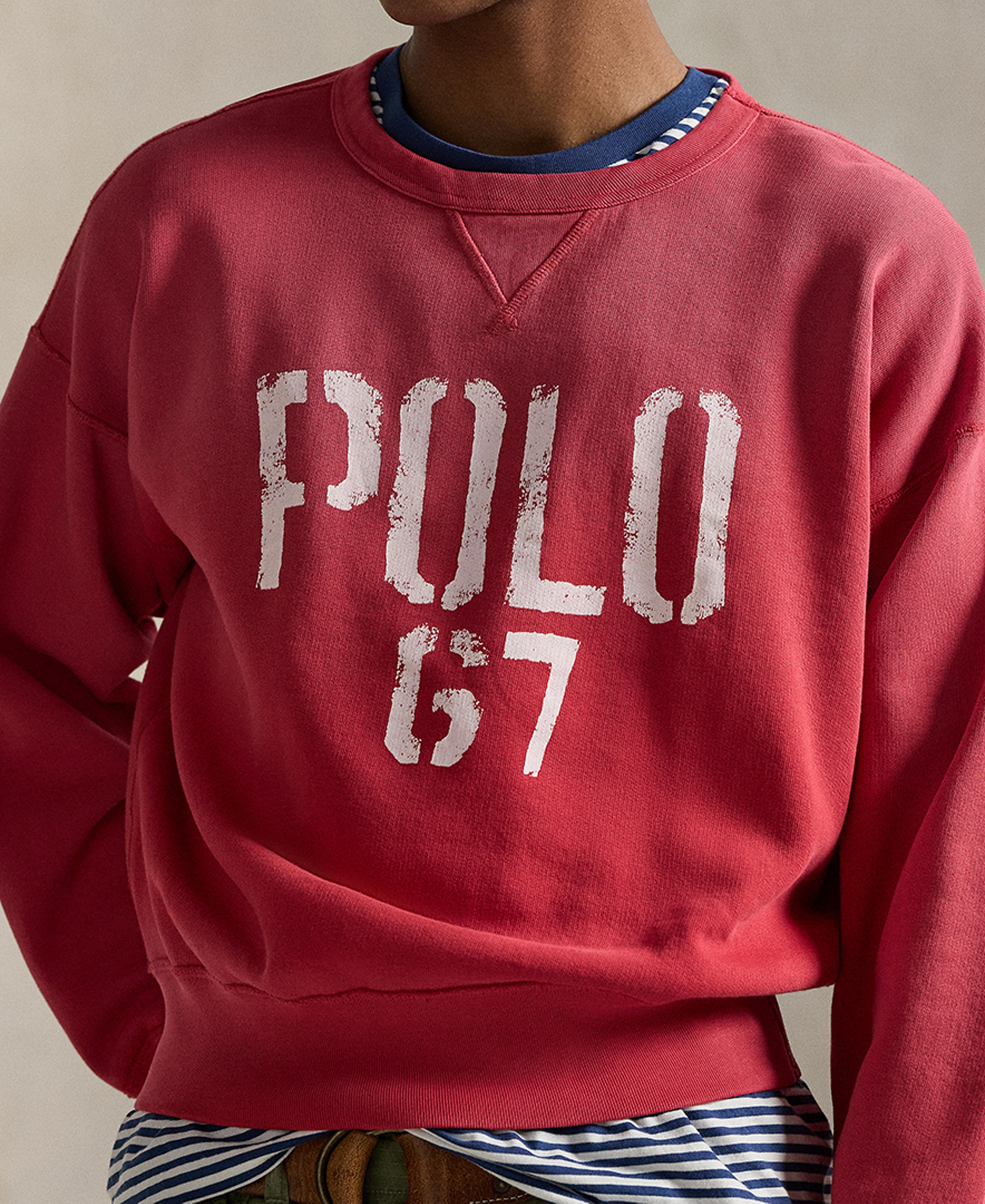 Polo Ralph Lauren Men's Crewneck Sweatshirt - Sunrise Red