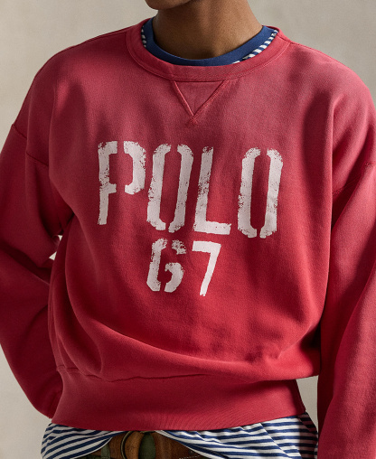 Polo Ralph Lauren Men's Crewneck Sweatshirt - Sunrise Red