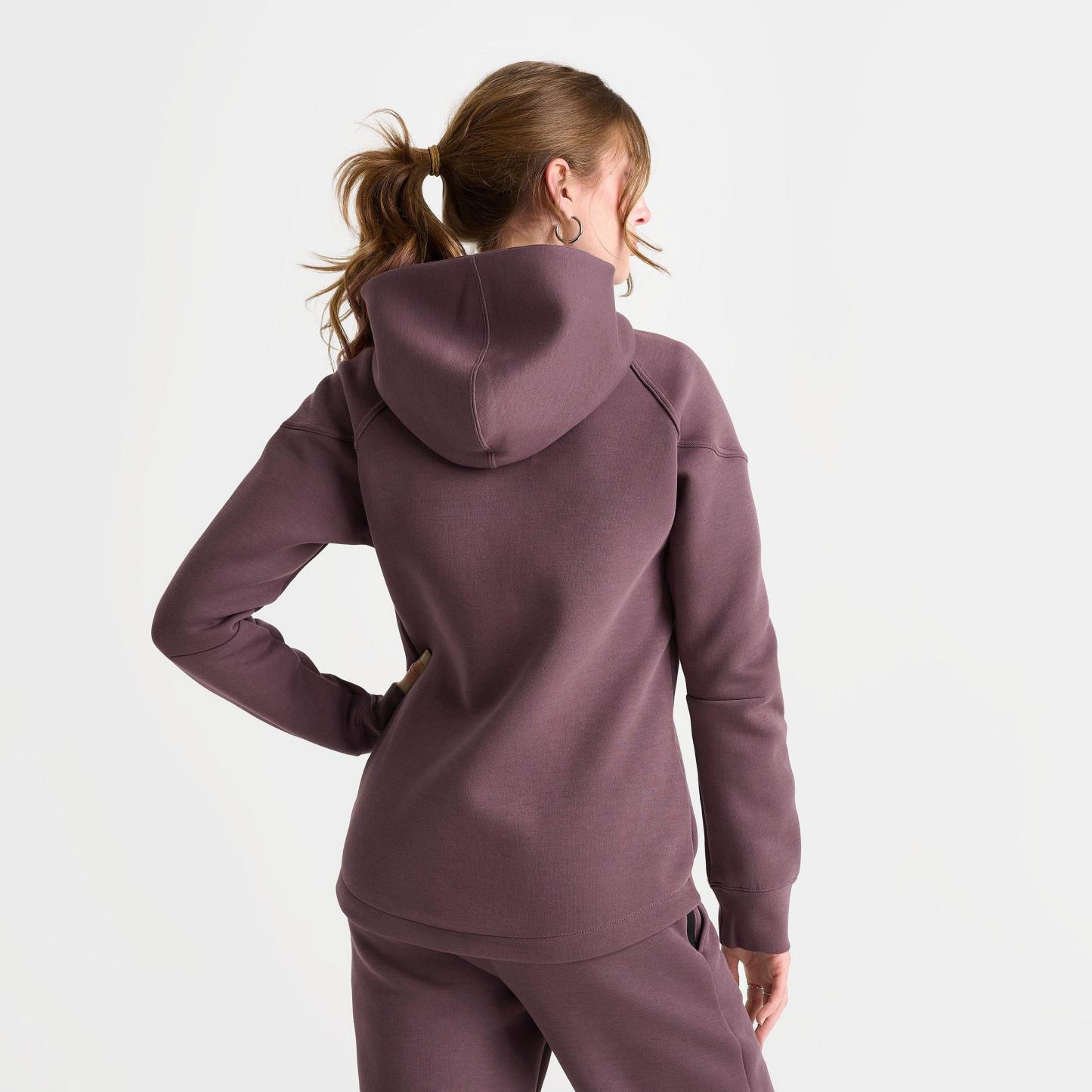 Women's Nithtke Sportswear Tech Fleece Windrunner Full-Zip Hoodie - Tattoo/Black