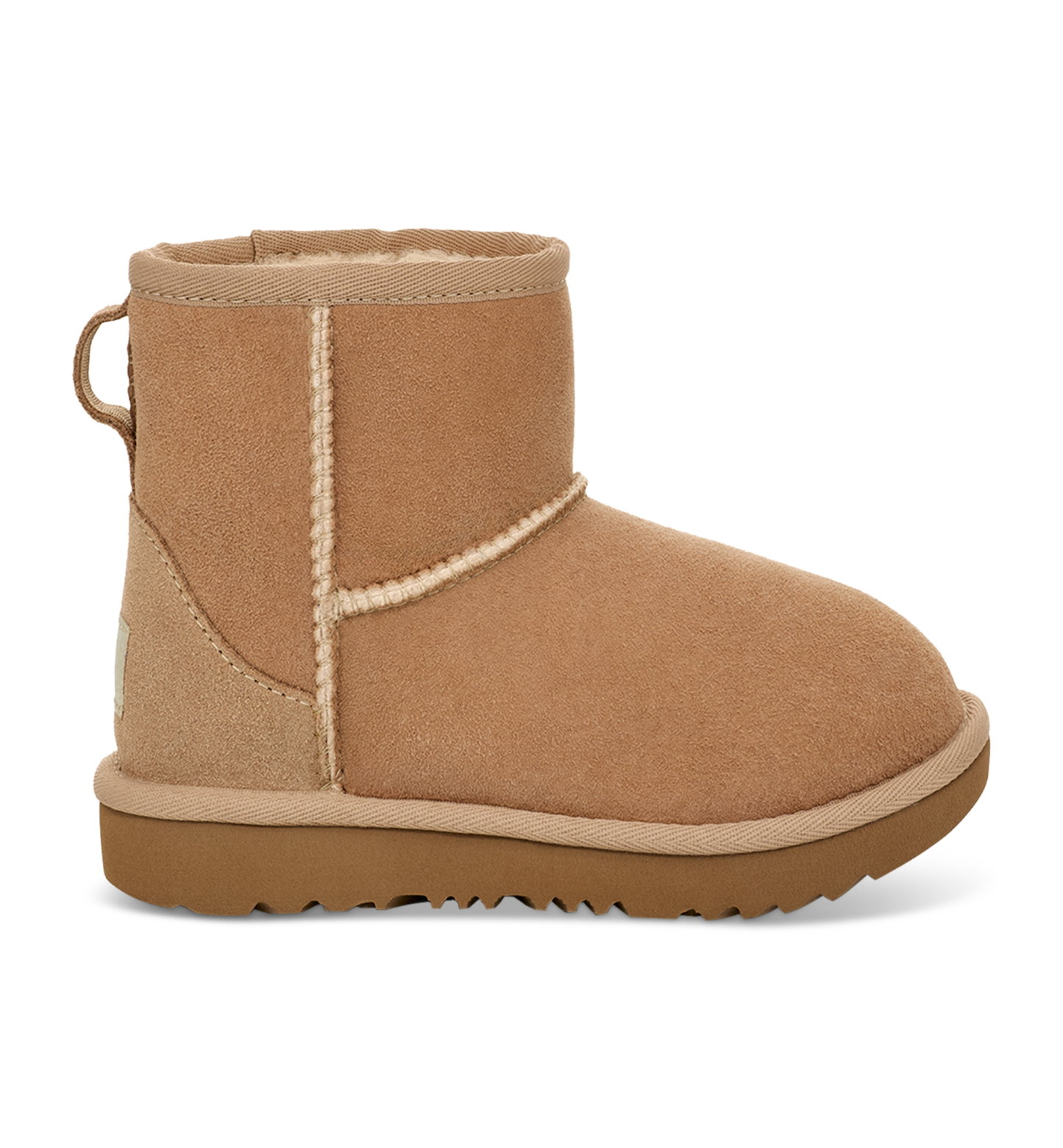 UGG® Toddler Kids Classic Mini II Round Toe Booties - Sand
