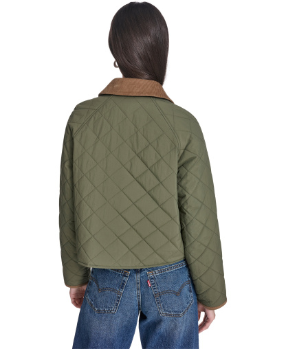 Levi's Women's Diamond Quilted Jacket - Olive