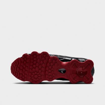 Men's Nithtke Shox TL Casual Shoes - Part 2 - Black/Tough Red/Black - Bottom view