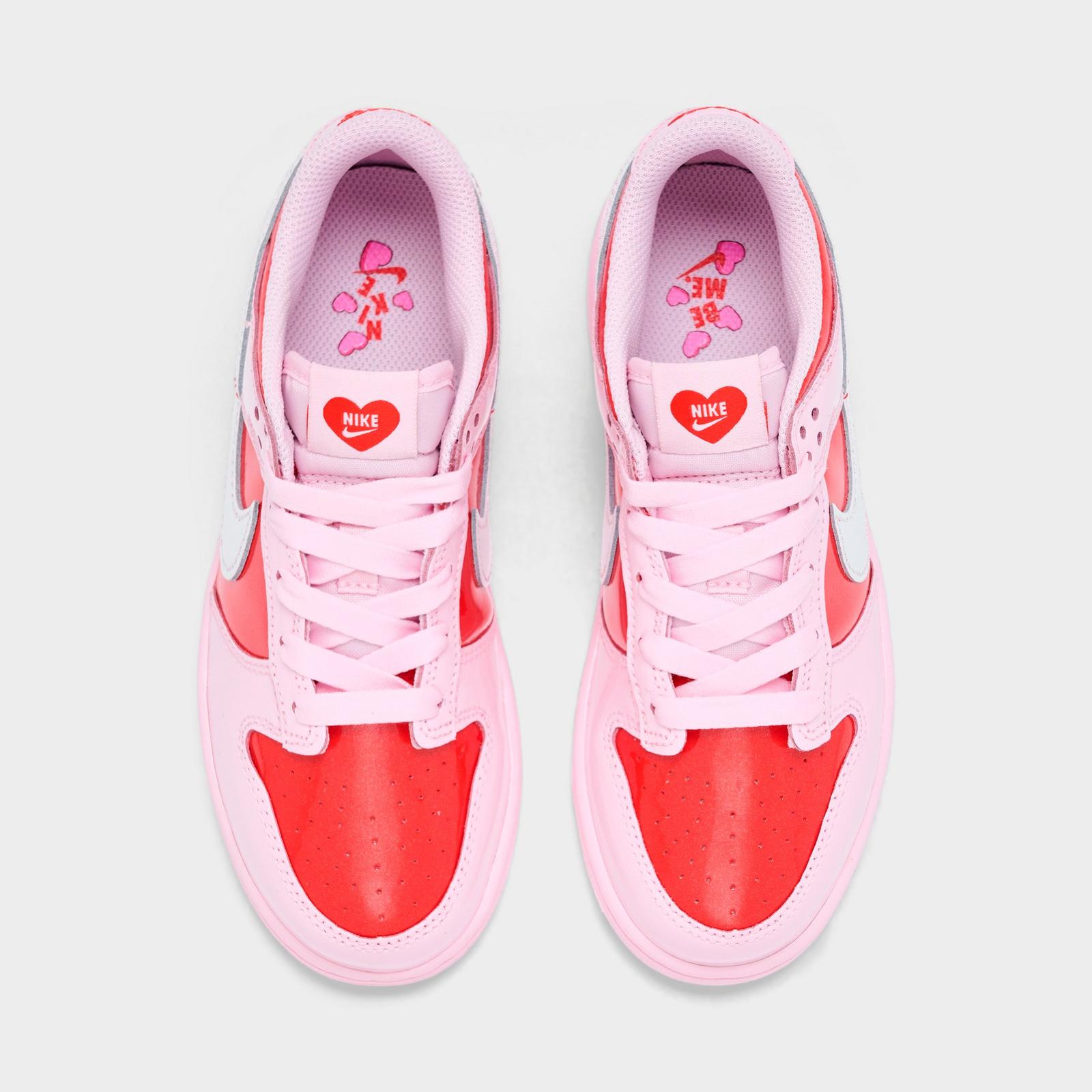 Girls' Little Kids' Nike Dunk Low Casual Shoes - Pink Foam/Summit White/Light Crimson