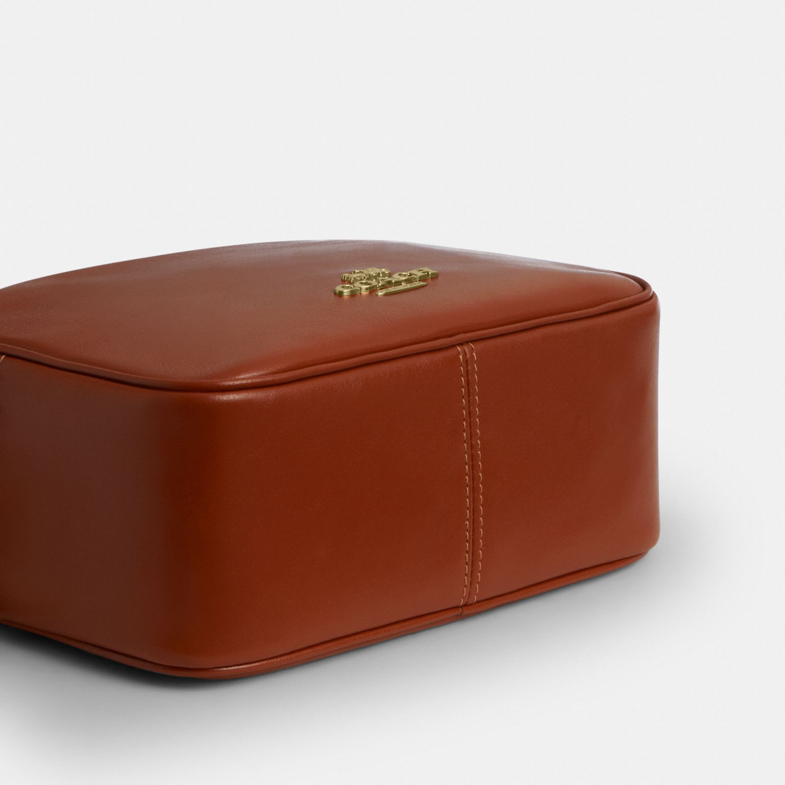 Mini Carey Crossbody Bag - Gold/Cinnamon - view 8