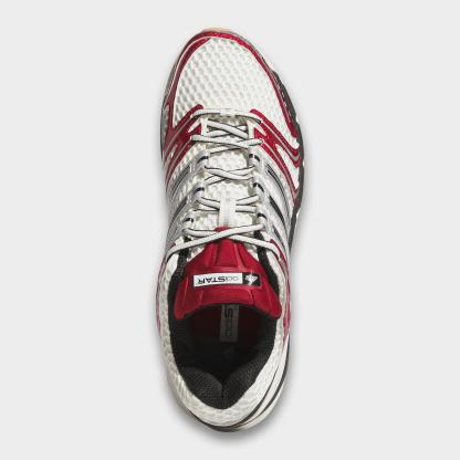Men's adidas Adistar Control 5 Casual Shoes - Part 1 - Off White/Core Black/Team Victory Red - Top view