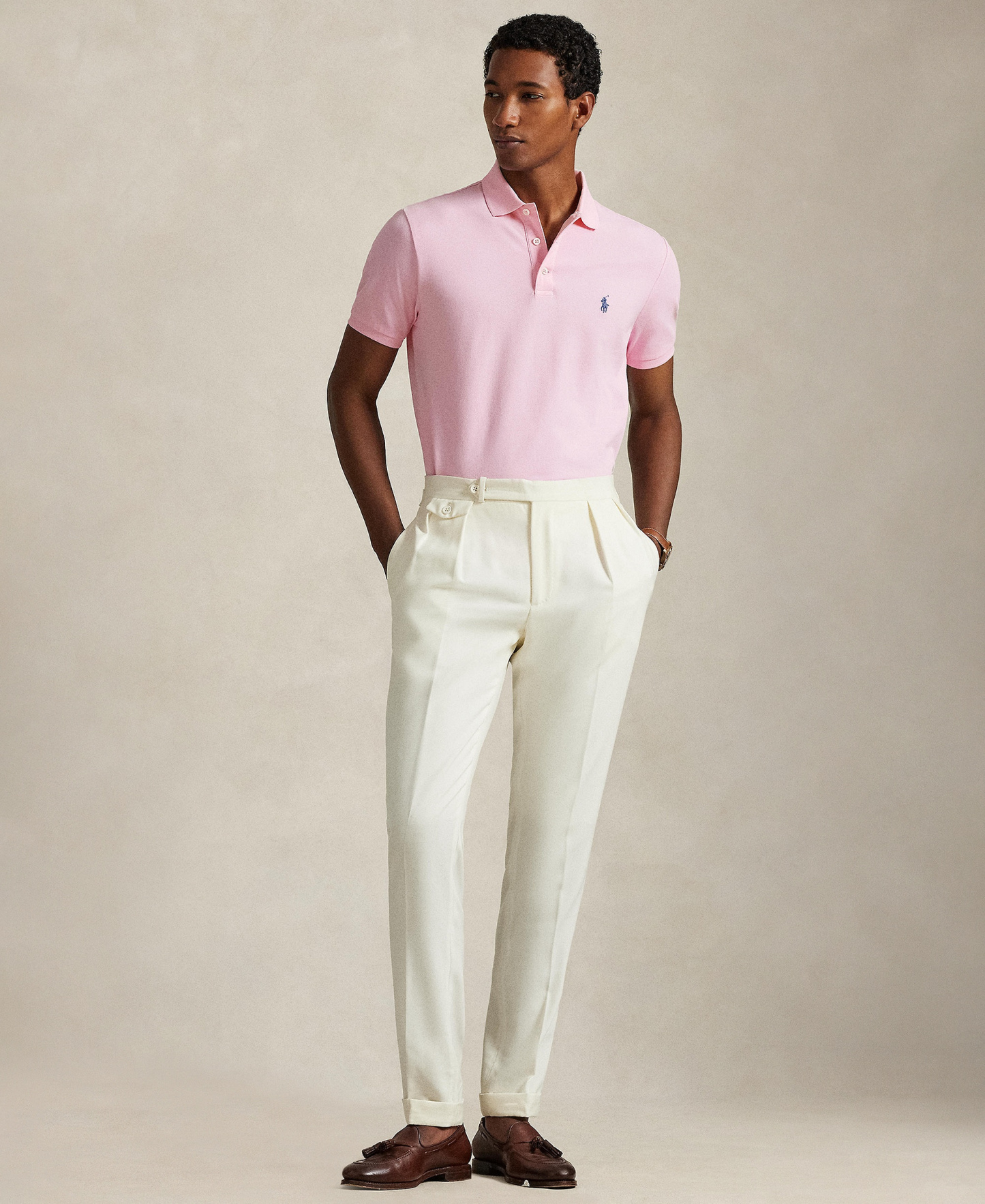 Polo Ralph Lauren Men's Classic-Fit Polo Shirt - Carmel Pink