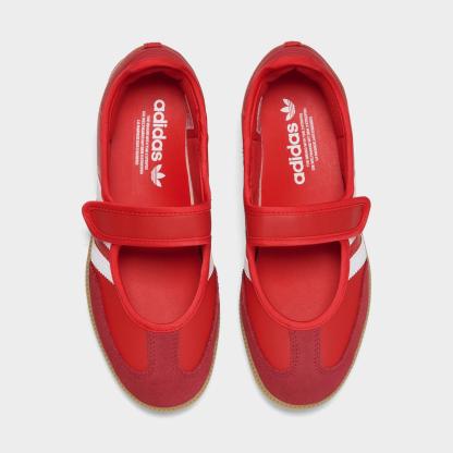 Women's adidas Originals Samba Jane Casual Shoes - Better Scarlet/Team Victory Red/Gum - view 5