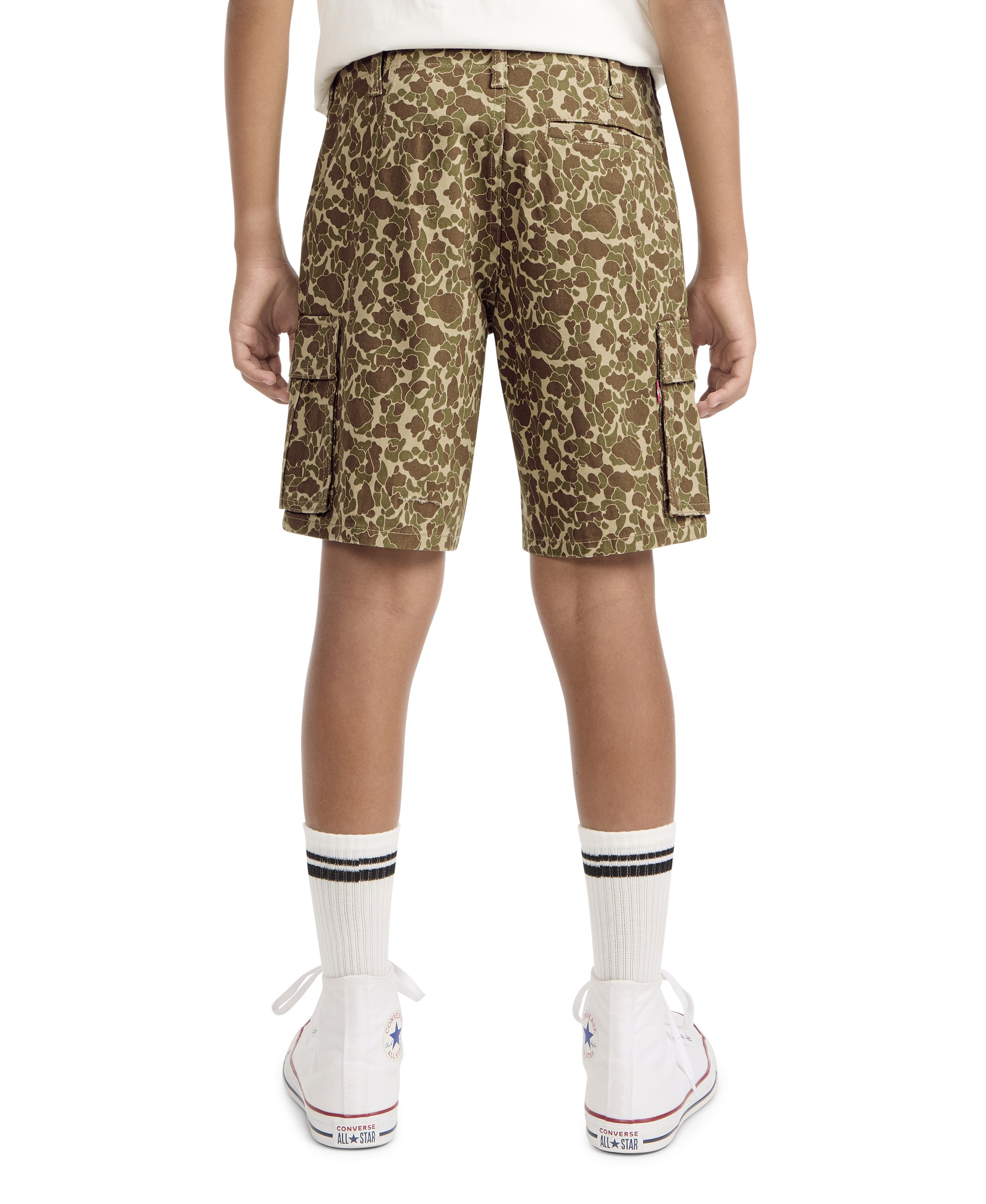 Levi's Boys' 8-20 Traditional Cargo Shorts - Harvest Gold Camo